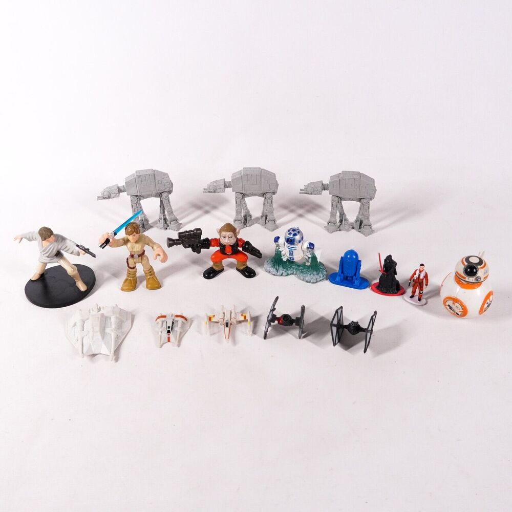2" Disney Star Wars Collection Jedi R2D2 Random Mixed Action Figure Toy Lot x16